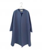ebureエブール）の古着「ウールボンディングコート」｜ブルー