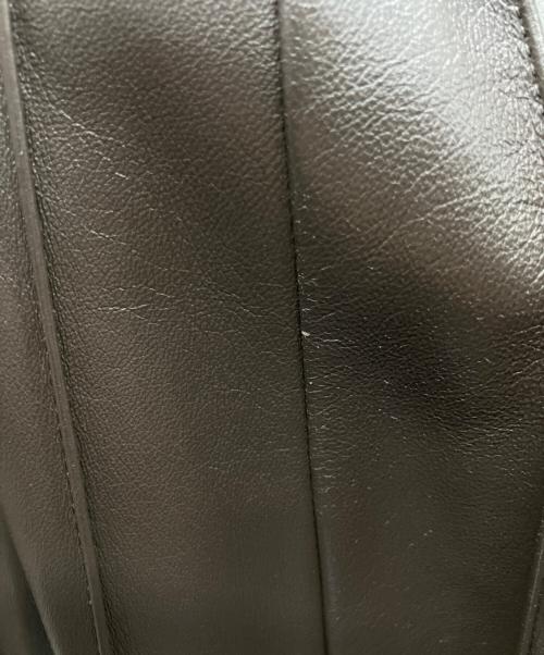 ebure（エブール）ebure (エブール) Ron Herman別注 レザープリーツスカート ブラウン サイズ:36の古着・服飾アイテム