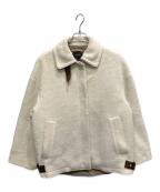 STUMBLYスタンブリ―）の古着「BOA WOOL CHAMBRAY B-3 JACKET」｜ベージュ