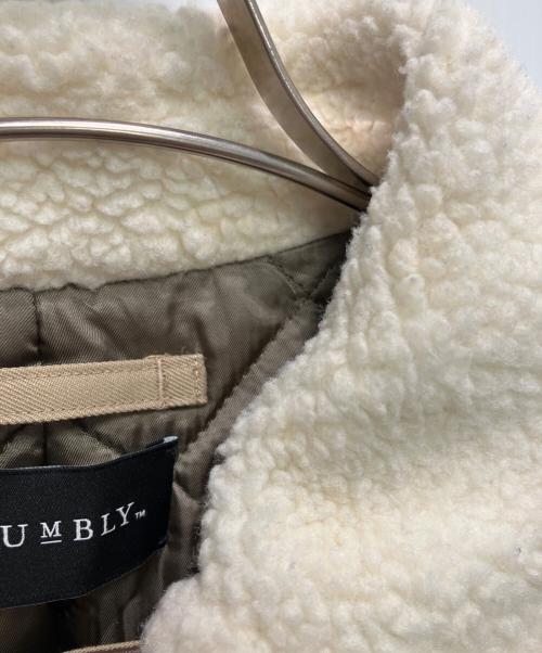 STUMBLY（スタンブリ―）STUMBLY (スタンブリ―) BOA WOOL CHAMBRAY B-3 JACKET ベージュ サイズ:38の古着・服飾アイテム
