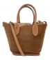 POLO RALPH LAUREN (ポロ・ラルフローレン) Bellport Suede Mini Tote ブラウン：20000円