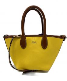 POLO RALPH LAUREN（ポロ・ラルフローレン）の古着「Bellport キャンバストート」｜イエロー