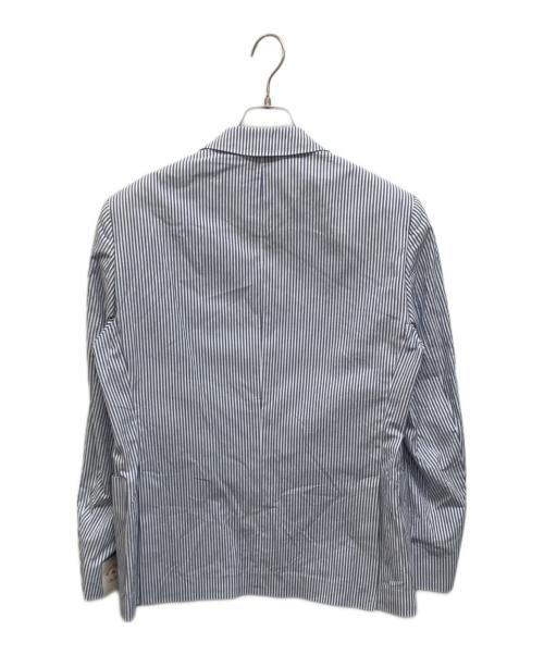 BROOKS BROTHERS Red Fleece（ブルックスブラザーズレッドフリース）Brooks Brothers Red Fleece (ブルックスブラザーズレッドフリース) ストライプテーラードジャケット ブルー サイズ:40SH 未使用品の古着・服飾アイテム