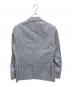 Brooks Brothers Red Fleece (ブルックスブラザーズレッドフリース) ストライプテーラードジャケット ブルー サイズ:40SH 未使用品：12000円