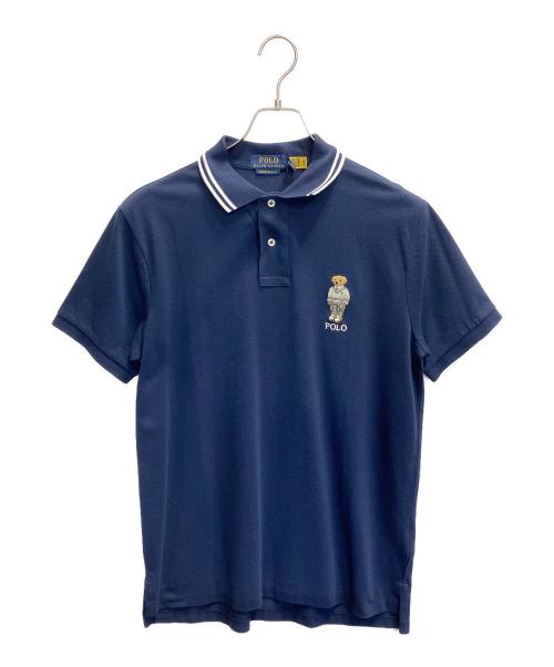 POLO RALPH LAUREN（ポロ・ラルフローレン）POLO RALPH LAUREN (ポロ・ラルフローレン) ポロベアポロシャツ ネイビー サイズ:Mの古着・服飾アイテム