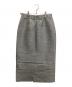EPOCA (エポカ) ウールシルク タイトスカート グレー サイズ:38：8000円