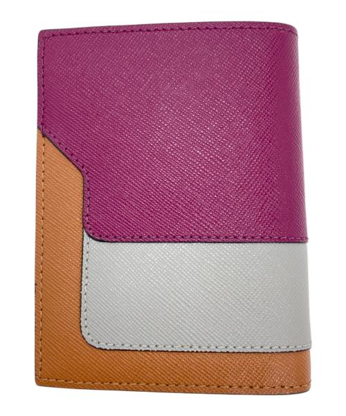 MARNI（マルニ）MARNI (マルニ) 2つ折り財布 パープルの古着・服飾アイテム