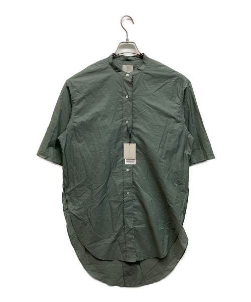 HAVEL studio（ハーヴェル スタジオ）HAVEL studio (ハーヴェル スタジオ) N/C Back Slit Shirt グレー サイズ:38 未使用品の古着・服飾アイテム