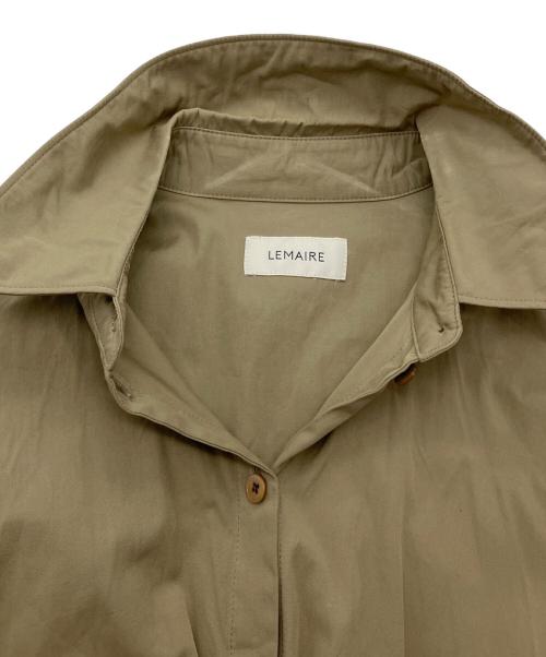 LEMAIRE（ルメール）LEMAIRE (ルメール) STRAIGHT COLLAR TWISTED SHIRT カーキ サイズ:34の古着・服飾アイテム