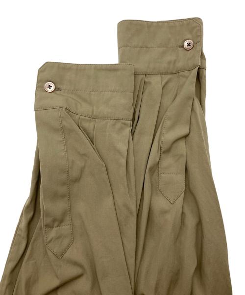 LEMAIRE（ルメール）LEMAIRE (ルメール) STRAIGHT COLLAR TWISTED SHIRT カーキ サイズ:34の古着・服飾アイテム