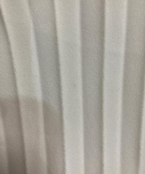 MM6 Maison Margiela（エムエムシックスメゾンマルジェラ）MM6 Maison Margiela (エムエムシックスメゾンマルジェラ) ボートネックプリーツトップス アイボリー サイズ:36の古着・服飾アイテム