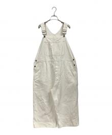 ARGUE（アーギュ）の古着「OVERSIZED LADY OVERALLDENIM」｜ホワイト