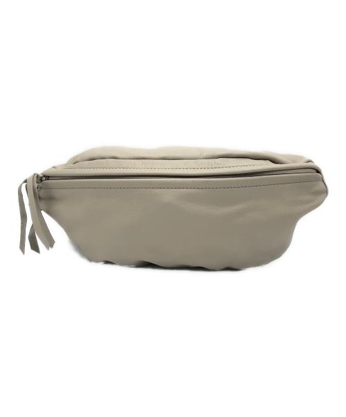 HENDER SCHEME（エンダースキーマ）Hender Scheme (エンダースキーマ) cow waist pouch bag ベージュの古着・服飾アイテム