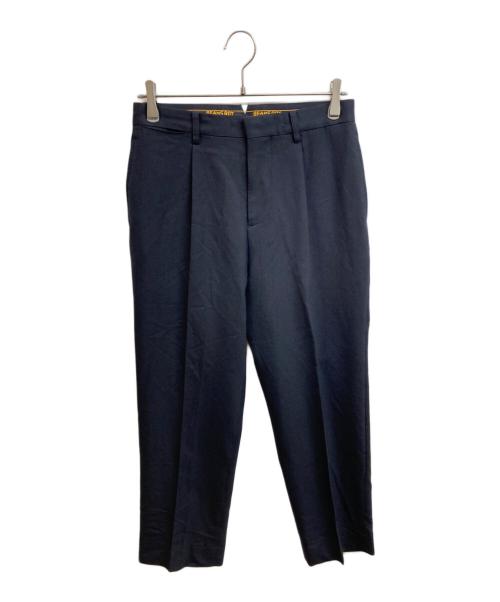 BEAMS BOY（ビームスボーイ）BEAMS BOY (ビームスボーイ) ポリエステル ウール シンチ バック スラックス ネイビー サイズ:1 未使用品の古着・服飾アイテム