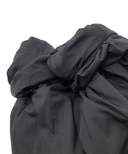 mizuiro-ind（ミズイロインド）mizuiro-ind (ミズイロインド) フード付きショートダウンジャケット ブラック サイズ:FREEの古着・服飾アイテム