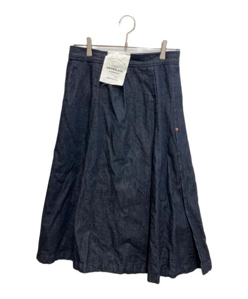 Traditional Weatherwear（トラディショナルウェザーウェア）Traditional Weatherwear (トラディショナルウェザーウェア) FRONT PK PLEATS SK インディゴ サイズ:Sの古着・服飾アイテム