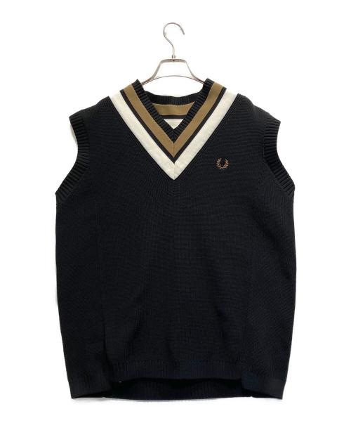 FRED PERRY（フレッドペリー）FRED PERRY (フレッドペリー) チルデン ベスト ブラック サイズ:Lの古着・服飾アイテム