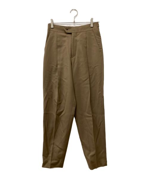 HYKE（ハイク）HYKE (ハイク) タックテーパードパンツ ベージュ サイズ:02の古着・服飾アイテム