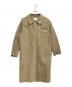MACKINTOSH（マッキントッシュ）の古着「ナイロンフーデッドステンカラーコート」｜ベージュ