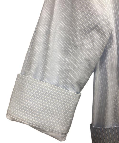 JIL SANDER（ジルサンダー）JIL SANDER (ジルサンダー) ドッキングシャツワンピース ブルー サイズ:34の古着・服飾アイテム
