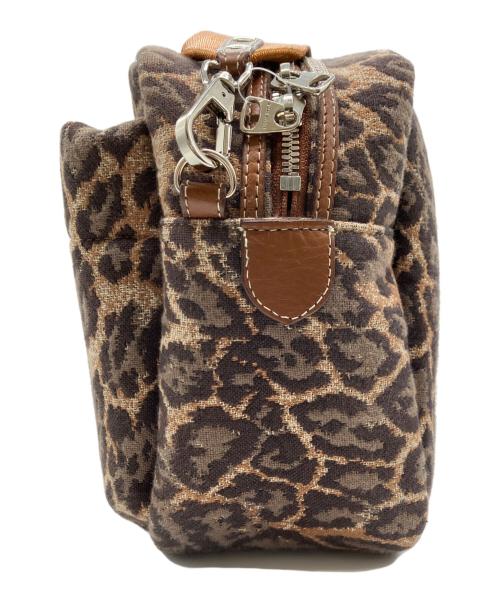 A VACATION（ア ヴァケーション）A VACATION (ア ヴァケーション) TOOLS レオパードショルダーバッグ ブラウンの古着・服飾アイテム