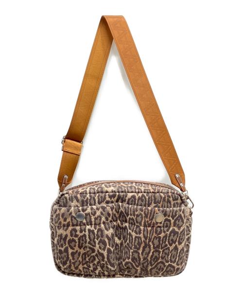 A VACATION（ア ヴァケーション）A VACATION (ア ヴァケーション) TOOLS レオパードショルダーバッグ ブラウンの古着・服飾アイテム