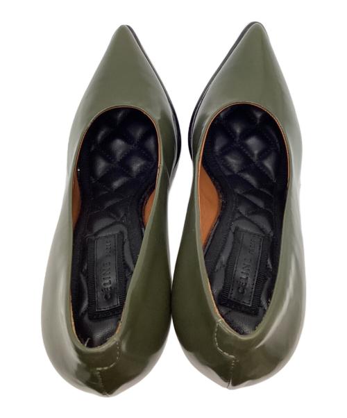 CELINE（セリーヌ）CELINE (セリーヌ) ハイヒールパンプス オリーブ サイズ:36の古着・服飾アイテム