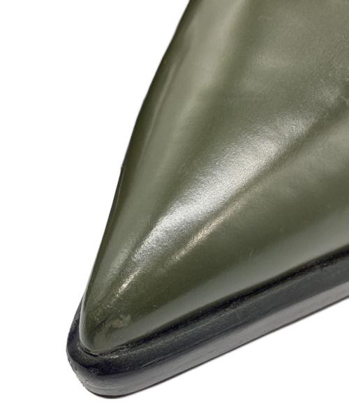 CELINE（セリーヌ）CELINE (セリーヌ) ハイヒールパンプス オリーブ サイズ:36の古着・服飾アイテム