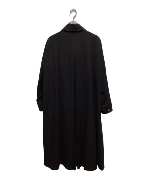 Y's（ワイズ）Y's (ワイズ) ウールギャバロングコート ブラック サイズ:3の古着・服飾アイテム