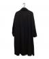 Y's (ワイズ) ウールギャバロングコート ブラック サイズ:3：55000円