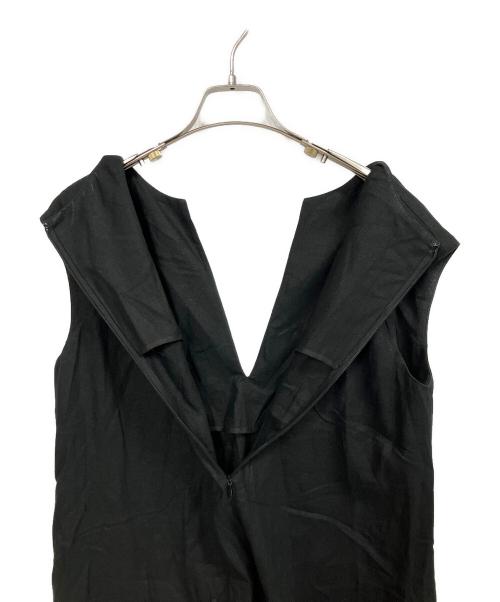 Plage（プラージュ）Plage (プラージュ) Linen フレア ワンピース ブラック サイズ:36の古着・服飾アイテム