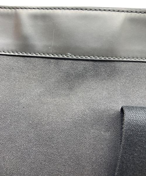 BALENCIAGA（バレンシアガ）BALENCIAGA (バレンシアガ) レザー×キャンバス ネイビートート スレ・ヨゴレ・色褪せ有りの古着・服飾アイテム