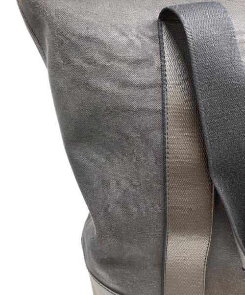 BALENCIAGA（バレンシアガ）BALENCIAGA (バレンシアガ) レザー×キャンバス ネイビートート スレ・ヨゴレ・色褪せ有りの古着・服飾アイテム