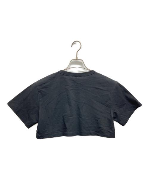 ALEXANDER WANG（アレキサンダー・ワン）ALEXANDER WANG (アレキサンダー・ワン) ハイツイストクロップドTシャツ ブラック サイズ:XSの古着・服飾アイテム