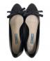 中古・古着 PRADA (プラダ) リボンパンプス ブラック サイズ:SIZE36　1/2：8000円