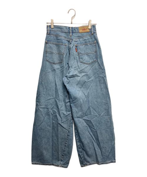 UNGRID（アングリッド）UNGRID (アングリッド) ウエストタックカーブデニム インディゴ サイズ:W24の古着・服飾アイテム