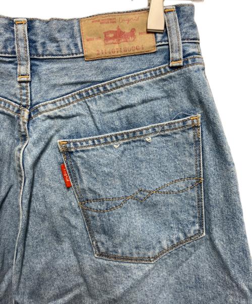 UNGRID（アングリッド）UNGRID (アングリッド) ウエストタックカーブデニム インディゴ サイズ:W24の古着・服飾アイテム