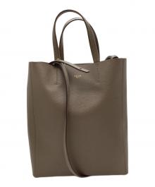 CELINE（セリーヌ）の古着「バーティカルカバ スモール 2WAYショルダーバッグ」｜グレー