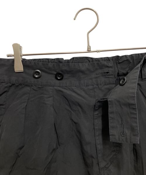 MHL（エムエイチエル）MHL (エムエイチエル) タックパンツ ブラック サイズ:Lの古着・服飾アイテム