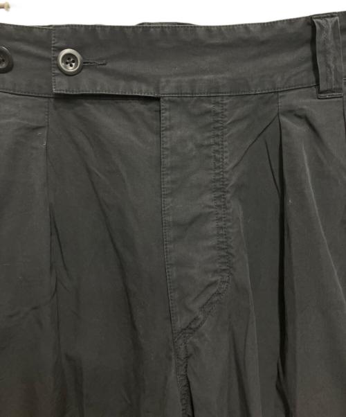 MHL（エムエイチエル）MHL (エムエイチエル) タックパンツ ブラック サイズ:Lの古着・服飾アイテム