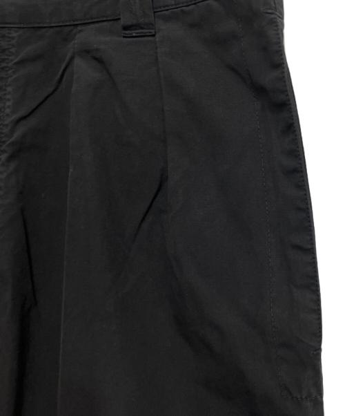 MHL（エムエイチエル）MHL (エムエイチエル) タックパンツ ブラック サイズ:Lの古着・服飾アイテム