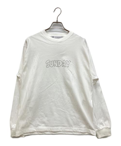 JOURNAL STANDARD（ジャーナルスタンダード）JOURNAL STANDARD (ジャーナルスタンダード) SUNDAY SMILE ロンT ホワイト サイズ:M 未使用品の古着・服飾アイテム