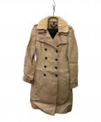 BURBERRY PRORSUMバーバリープローサム）の古着「レーヨントレンチコート」｜ベージュ