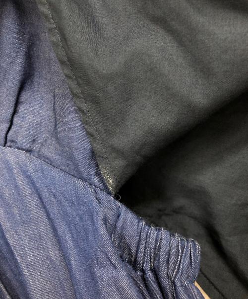 ebure（エブール）EBURE (エブール) ダンガリーライトコットン デニムハーフスリーブワンピース インディゴ サイズ:38の古着・服飾アイテム
