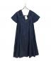 EBURE（エブール）の古着「ダンガリーライトコットン デニムハーフスリーブワンピース」｜インディゴ