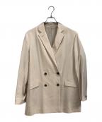 IENAイエナ）の古着「ダブルブレストライトビッグジャケット」｜ベージュ