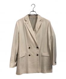IENA（イエナ）の古着「ダブルブレストライトビッグジャケット」｜ベージュ