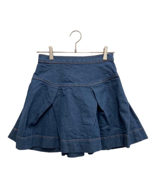 Vivienne Westwood RED LABEL（ヴィヴィアンウエストウッドレッドレーベル）Vivienne Westwood RED LABEL (ヴィヴィアンウエストウッドレッドレーベル) デニムミニスカート ブルー サイズ:2の古着・服飾アイテム