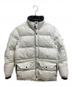 STONE ISLANDストーンアイランド）の古着「Featherweight Leather Down Jacket」｜ホワイト