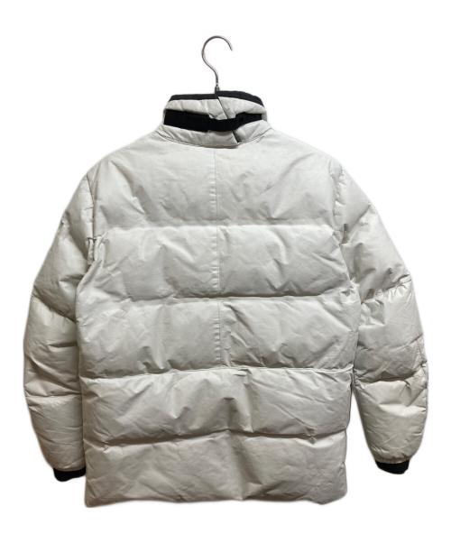 STONE ISLAND（ストーンアイランド）STONE ISLAND (ストーンアイランド) Featherweight Leather Down Jacket ホワイト サイズ:不明の古着・服飾アイテム